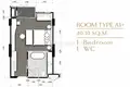 Piso independiente 1 habitacion 37 m² Ban Bang Thao, Tailandia