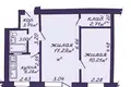 2 room apartment 43 m² Minsk, Belarus