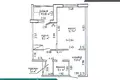 Appartement 1 chambre 43 m² Pryluki, Bélarus