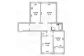 3 room apartment 101 m² Muchaviecki sielski Saviet, Belarus