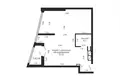 Mieszkanie 3 pokoi 56 m² Mińsk, Białoruś