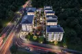 Complexe résidentiel New residence with a garden, a swimming pool and a fitness center close to the city center and the airport, Istanbul, Turkey