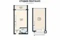 Studio apartment 1 bedroom 85 m² Vasilia, Northern Cyprus