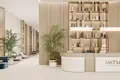 Kompleks mieszkalny New complex of furnished apartments Cove Grand with swimming pools, lounge areas and mini golf, Dubai Land Residence Complex, UAE