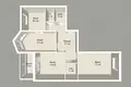 Mieszkanie 3 pokoi 77 m² Mińsk, Białoruś