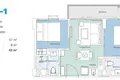 Apartamento 2 habitaciones 43 m² Choeng Thale, Tailandia