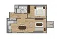 Квартира 2 комнаты 69 м² Шишли, Турция