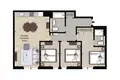 Wohnung 3 Schlafzimmer 88 m² in London, Großbritannien