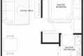 Квартира 1 комната 34 м² Паттайя, Таиланд