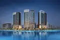 Residential complex Azizi Riviera I — residential complex by Azizi Developments with a view of the promenade in Meydan One, Dubai