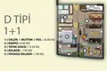 1 bedroom apartment 74 m² Mezitli, Turkey