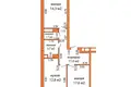 Apartamento 2 habitaciones 61 m² Minsk, Belarús