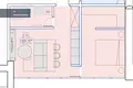 Apartamento 2 habitaciones 40 m² Garliava, Lituania