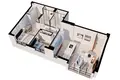 Penthouse 3 pokoi 73 m² San Pedro del Pinatar, Hiszpania