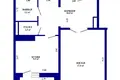 Wohnung 1 zimmer 45 m² Minsk, Belarus