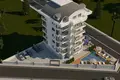 Mieszkanie 2 pokoi 56 m² Alanya, Turcja