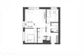 Apartamento 1 habitacion 68 m² Moscú, Rusia