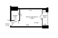 Wohnung 1 zimmer 27 m² Minsk, Belarus