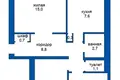 Apartamento 3 habitaciones 57 m² Borisov, Belarús