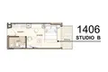 Studio apartment 32 m² Dubai, United Arab Emirates