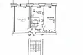 2 room apartment 44 m² Slonim, Belarus