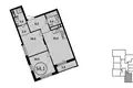 2 room apartment 55 m² Kommunarka, Russia