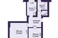 Wohnung 2 zimmer 54 m² Minsk, Belarus
