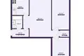 3 room apartment 58 m² Minsk, Belarus