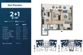 2 bedroom apartment 66 m² Çiğli, Turkey