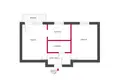 Wohnung 2 zimmer 37 m² Lodz, Polen