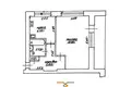 Appartement 1 chambre 36 m² Minsk, Bélarus