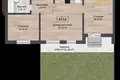 Apartamento 68 m² Kalodziscanski sielski Saviet, Belarús