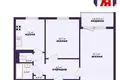 Wohnung 2 zimmer 47 m² Sluzk, Belarus