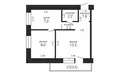 2 bedroom apartment 34 m² Minsk, Belarus
