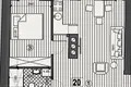 Квартира 2 комнаты 40 м² Рига, Латвия