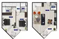Квартира 3 комнаты 115 м² Аланья, Турция