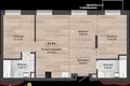 3 room apartment 68 m² Kalodziscanski sielski Saviet, Belarus