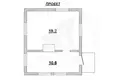 House 26 m² Matykalski sielski Saviet, Belarus
