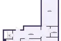 Apartamento 3 habitaciones 71 m² Saligorsk, Belarús