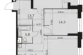 Mieszkanie 3 pokoi 82 m² Moskwa, Rosja
