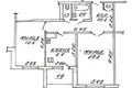 Mieszkanie 2 pokoi 53 m² Grodno, Białoruś