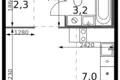 1 room studio apartment 29 m² Leninsky District, Russia