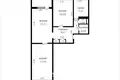 2 bedroom apartment 70 m² Minsk, Belarus