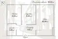 2 room apartment 47 m² Warsaw, Poland