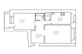 2 room apartment 54 m² Brest, Belarus