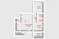 Mieszkanie 3 pokoi 77 m² Kopishche, Białoruś