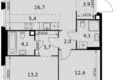 Wohnung 3 zimmer 66 m² Moskau, Russland