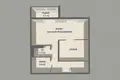 Квартира 2 комнаты 44 м² Копище, Беларусь