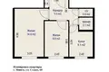 Квартира 2 комнаты 38 м² Минск, Беларусь