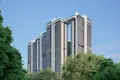 Residential complex New high-rise complex Milan Heights with infinity pools and tennis courts, City of Arabia, Dubai, UAE